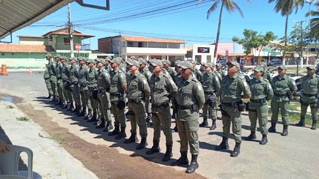 Novos policiais são lotados no 24º BPM Atalaia e reforçam o policiamento no litoral do Piauí