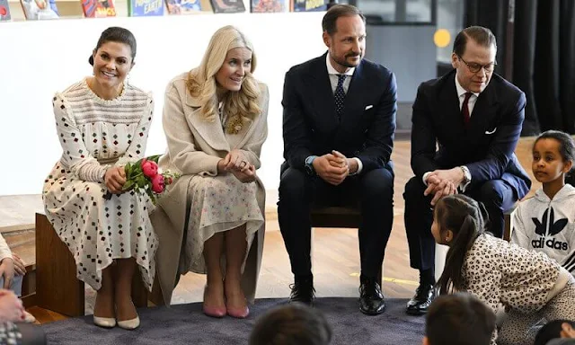 Crown Prince Haakon, Crown Princess Mette-Marit, Crown Princess Victoria, Prince Daniel, Princess Sofia and Queen Silvia. By Malina