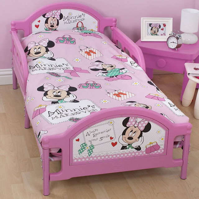 minnie mouse bed set for toddler bed