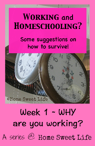 Working and homeschooling, home education