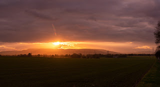 Sonnenuntergang Weserbergland Hameln Olaf Kerber