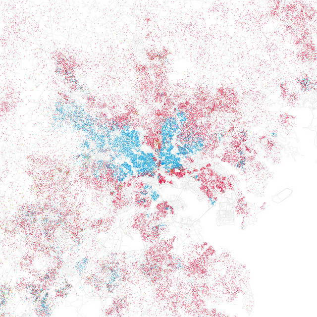 Map Of Washington Dc And Surrounding Areas. Map is from Eric Fischer.