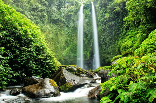 Air Terjun Tiu Teja Yang Kembar