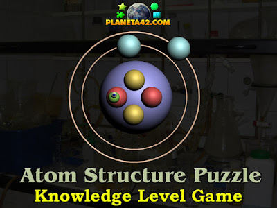 Online Atom Structure Puzzle