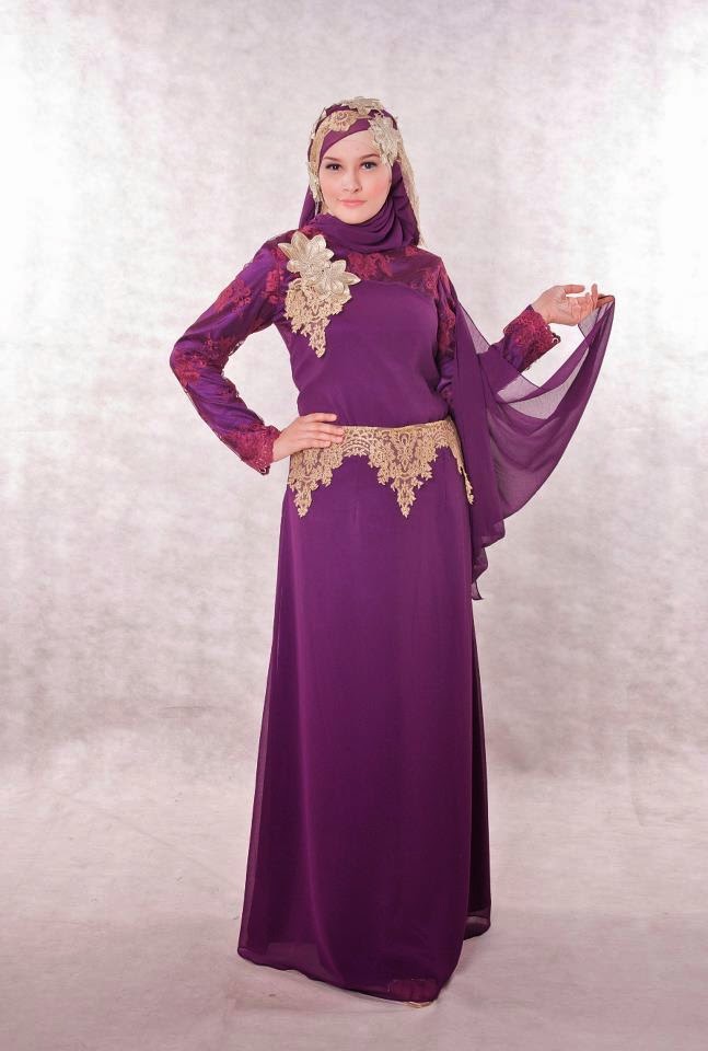 Foto Gambar Desain  Baju  Gaun Muslim  Wanita  yang Murah 