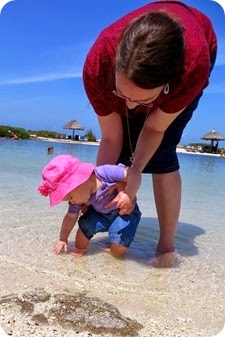 Liberty's First Beach Experience