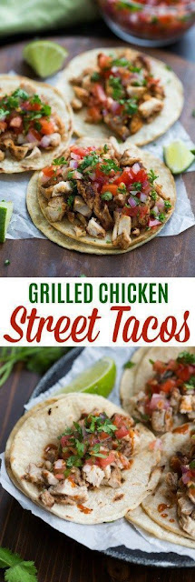 Grilled Chicken Street Tacos