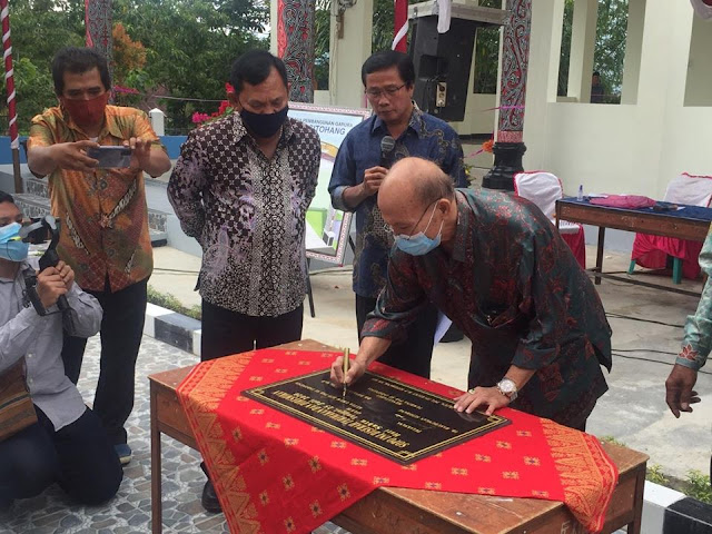 Sopo Sitohang di Samosir Diresmikan, Dapat Menampung 150 Orang