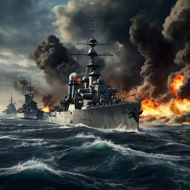 How can HMS Ajax destroy an entire Italian squadron?