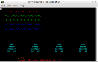 space invaders on lubuntu