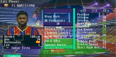 PES 2021 PPSSPP Chelito Lite New Menu Update