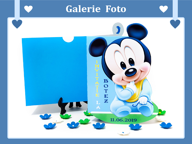 invitatii botez mickey mouse