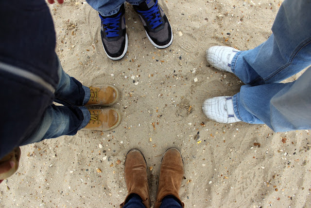 shoes-in-the-sand, bournemouth, family-activities, beach-funny