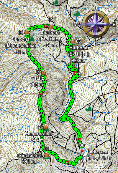 Ampliar plano del recorrido