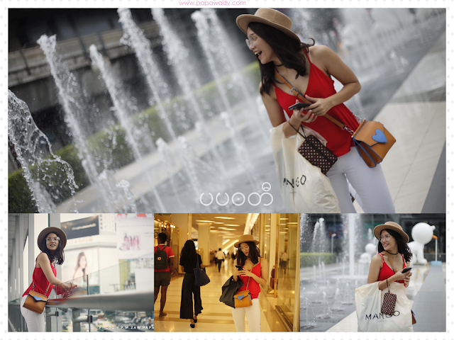 Aye Myat Thu Shopping Time Snaps In Bangkok Shopping Malls 