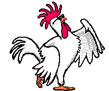 Pollo loco gadget pasea por tu blog.