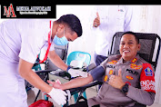 Sambut HUT Bhayangkara ke-76 Polres Pidie Gelar Donor Darah