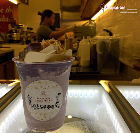 Ube Salted Egg Gelato Shake