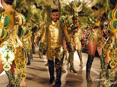 Una comparsa de las fiestas de Carnaval de Aguilas 2019