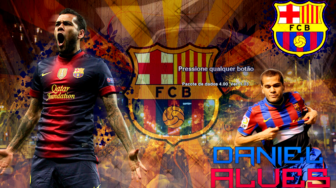 Pes 2013 - Start Screen Daniel Alves - Barcelona