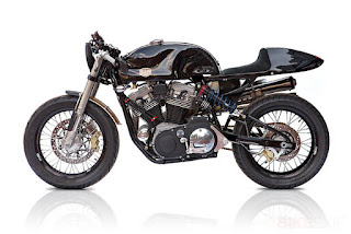 american 1200 sportster cafe racer by deus side left