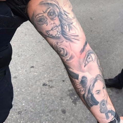 Jessica Alba Meets Cop with Her Face Tattooed on His Arm