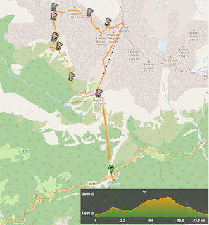 Map Via Ferrata Ivano Dibona