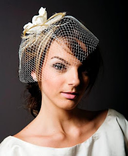 wedding veils for short hair