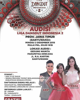 audisi liga dangdut indonesia musim 2