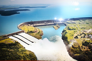 Itaipu dam images, screen savers and pics, 7 wonders of the world free downlaod