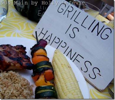 grilling is happinesss sign