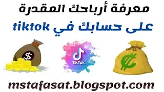 معرفة أرباحك على التيك توك (tiktok)