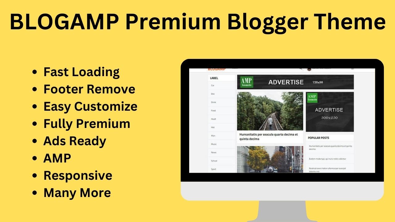 Fast Amp Template For Blogspot