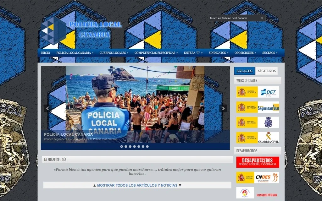 Policía Local de Canarias Blog, cumple 12 años con más de 200.000 visitas (TejSofT).