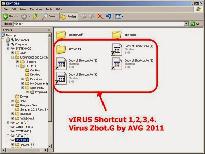 virus shortcut lnk