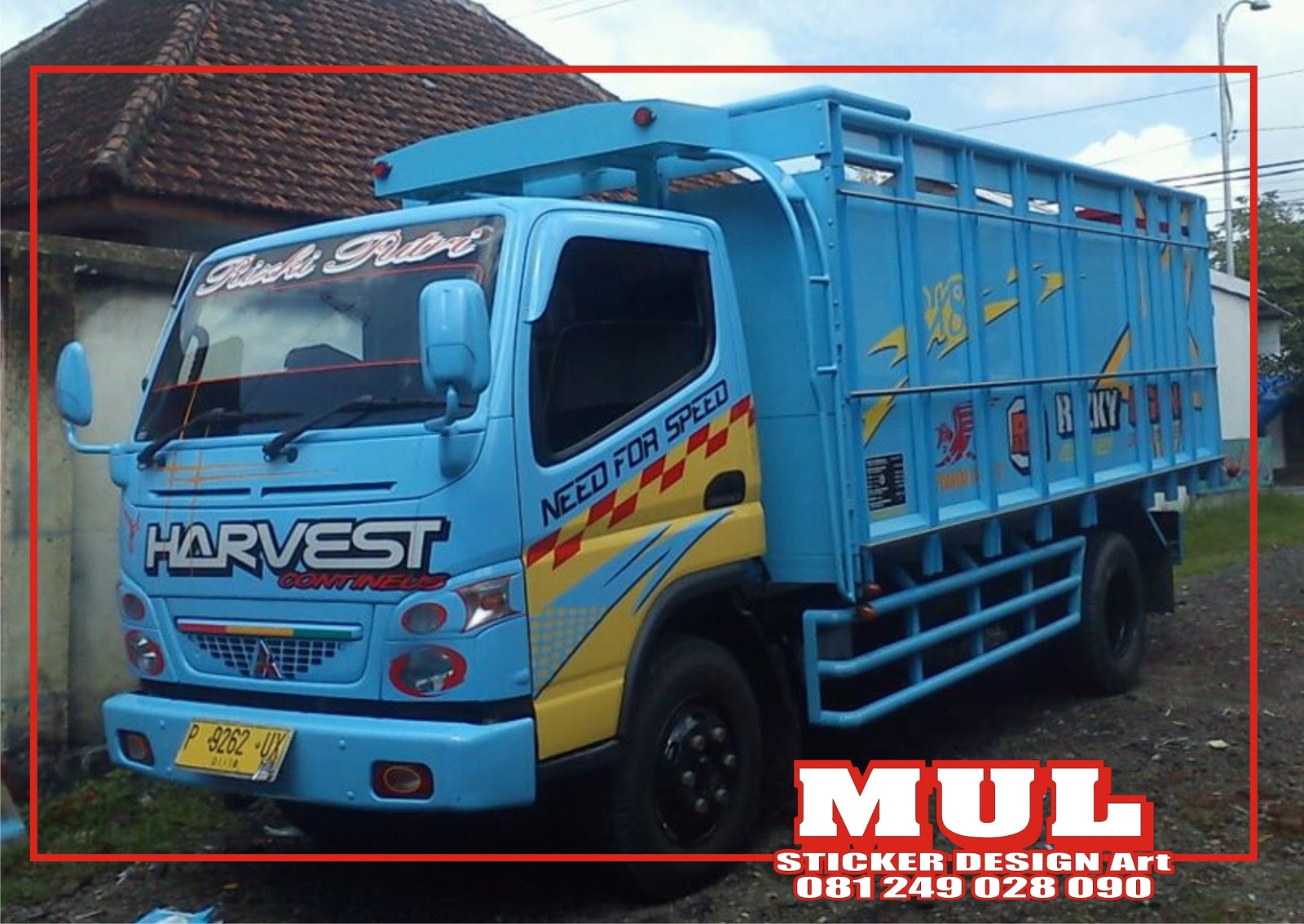 Mayar Cutting Sticker MAYAR Sticker Truck BANYUWANGI