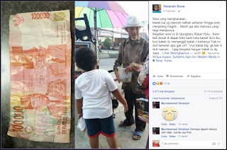 Kasihan, Kakek Penjual Donat Ini Tertipu Uang Mainan