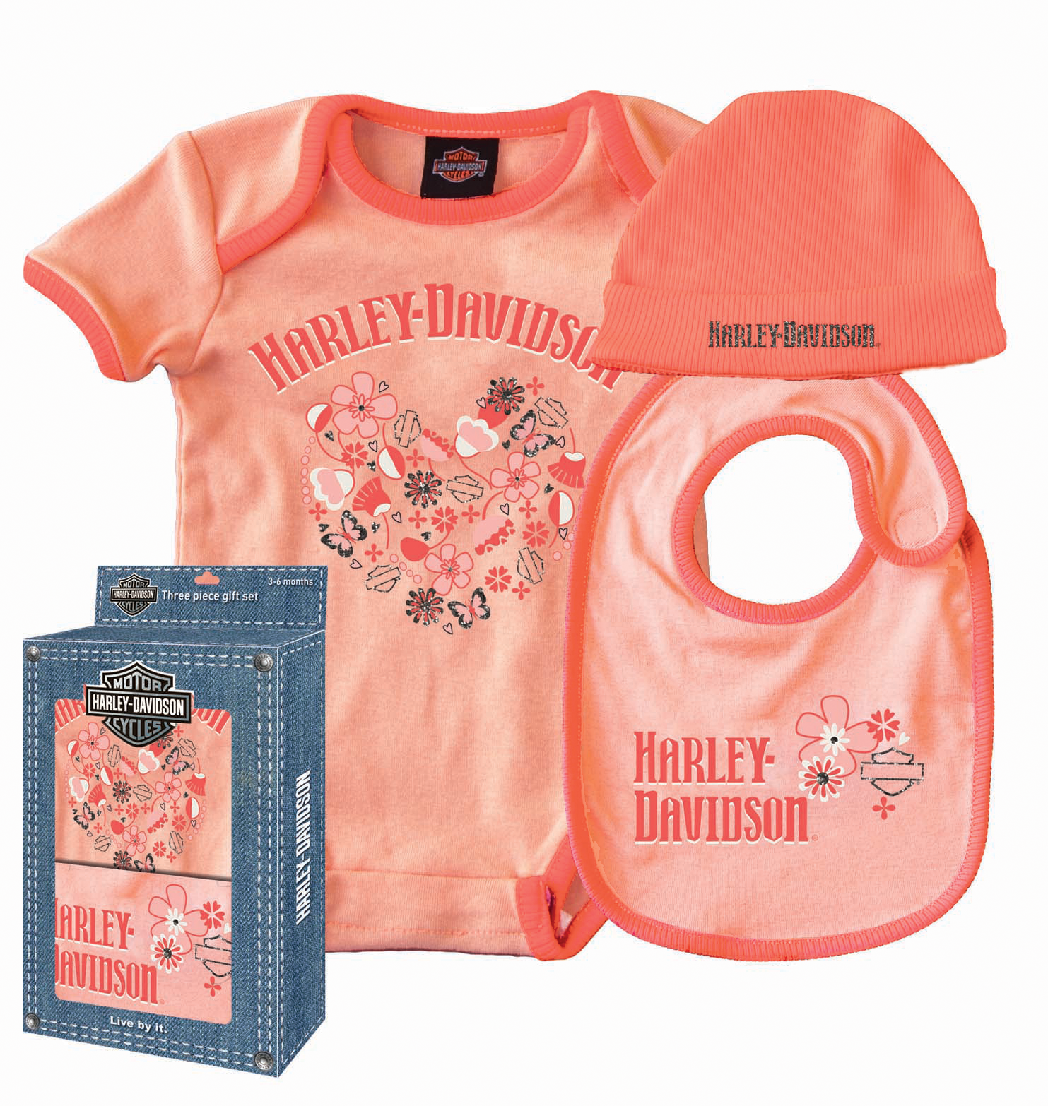 http://www.adventureharley.com/harley-davidson-infant-girls-3-piece-gift-set-boxed