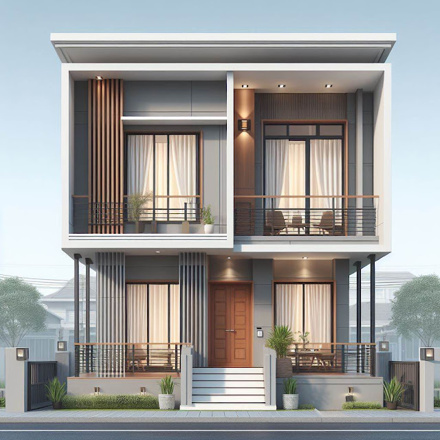 gambar desain rumah 2 lantai