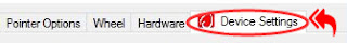 Mouse Cursor Device Settings