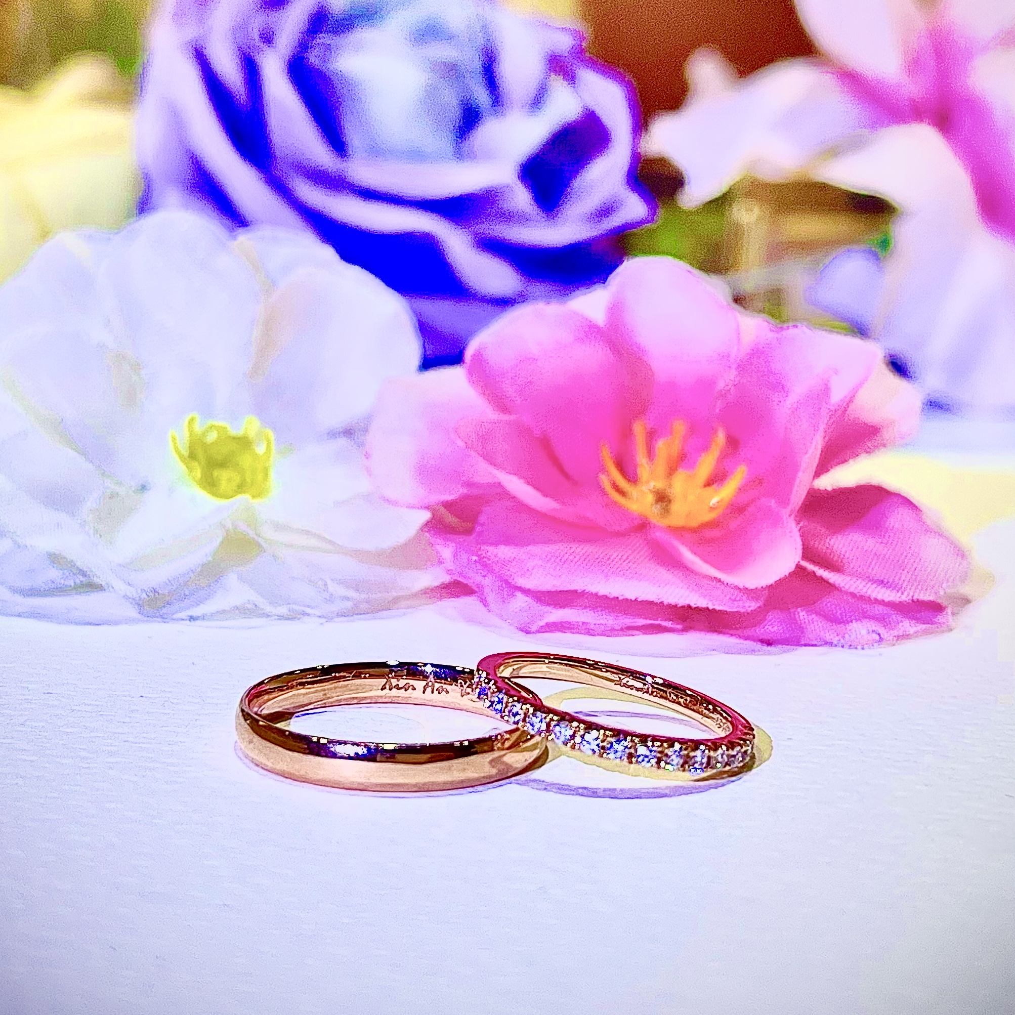 Harmonizing Love: The Exquisite World of Rose Gold Wedding Bands at ...