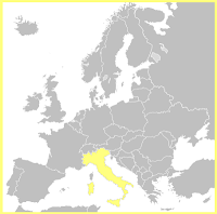 Mapa Italia