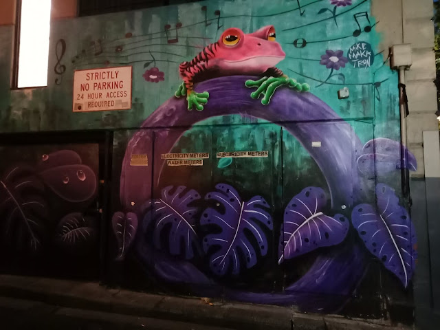 Melbourne CBD Street Art by Mike Makatron