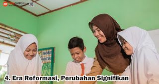 Era Reformasi, Perubahan Signifikan merupakan salah satu sejarah transformasi era Pendidikan Indonesia
