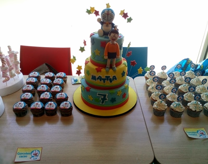  Doraemon  e Nobita cake cupcakes la torta e i cupcakes 