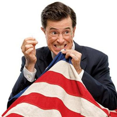 stephen colbert ear deformity. hot hot stephen colbert ear