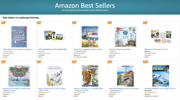 Amazon Best Sellers Landscape Painting 070820