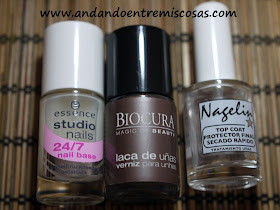 Esmaltes utilizados