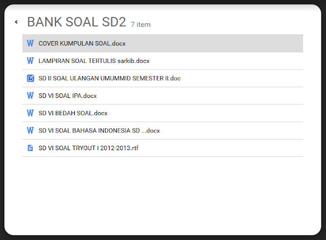 Unduh Bank Soal Latihan Ulangan Harian