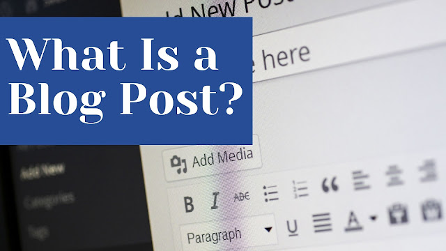 What Is a Blog Post?